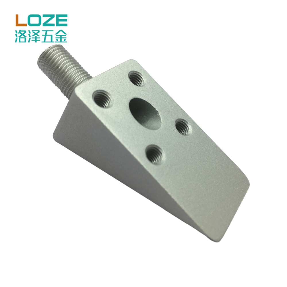 custom cnc machining aluminum parts with black anodized coating laser engraving of brand